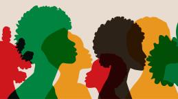 Silhouettes personnes noire -  Olga Tsikarishvili